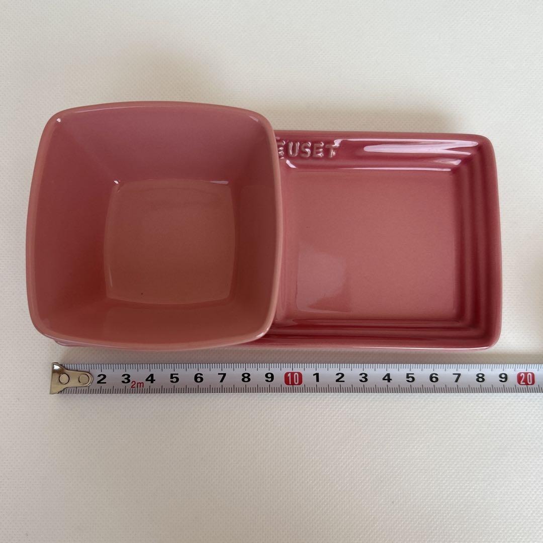 茶々527　ルクルーゼ　プレート　小鉢　薬味プレート