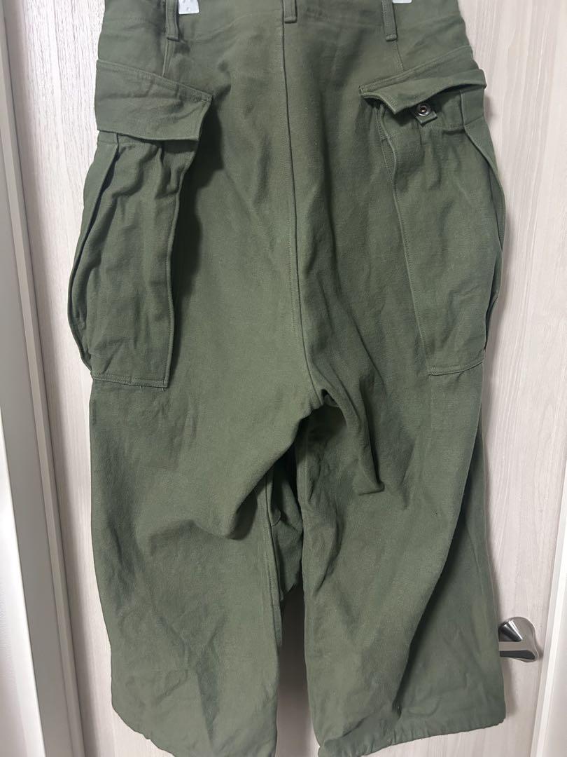 HERILL Denim Cargo Pants カーキ　サイズ：２