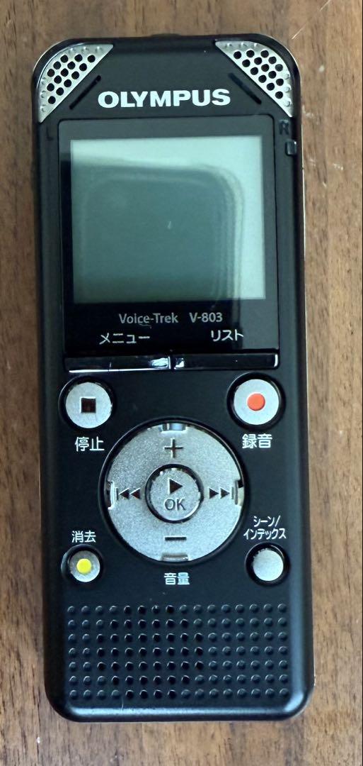 OLYMPUS ICレコーダー VoiceTrek 8GB ブラック V-803