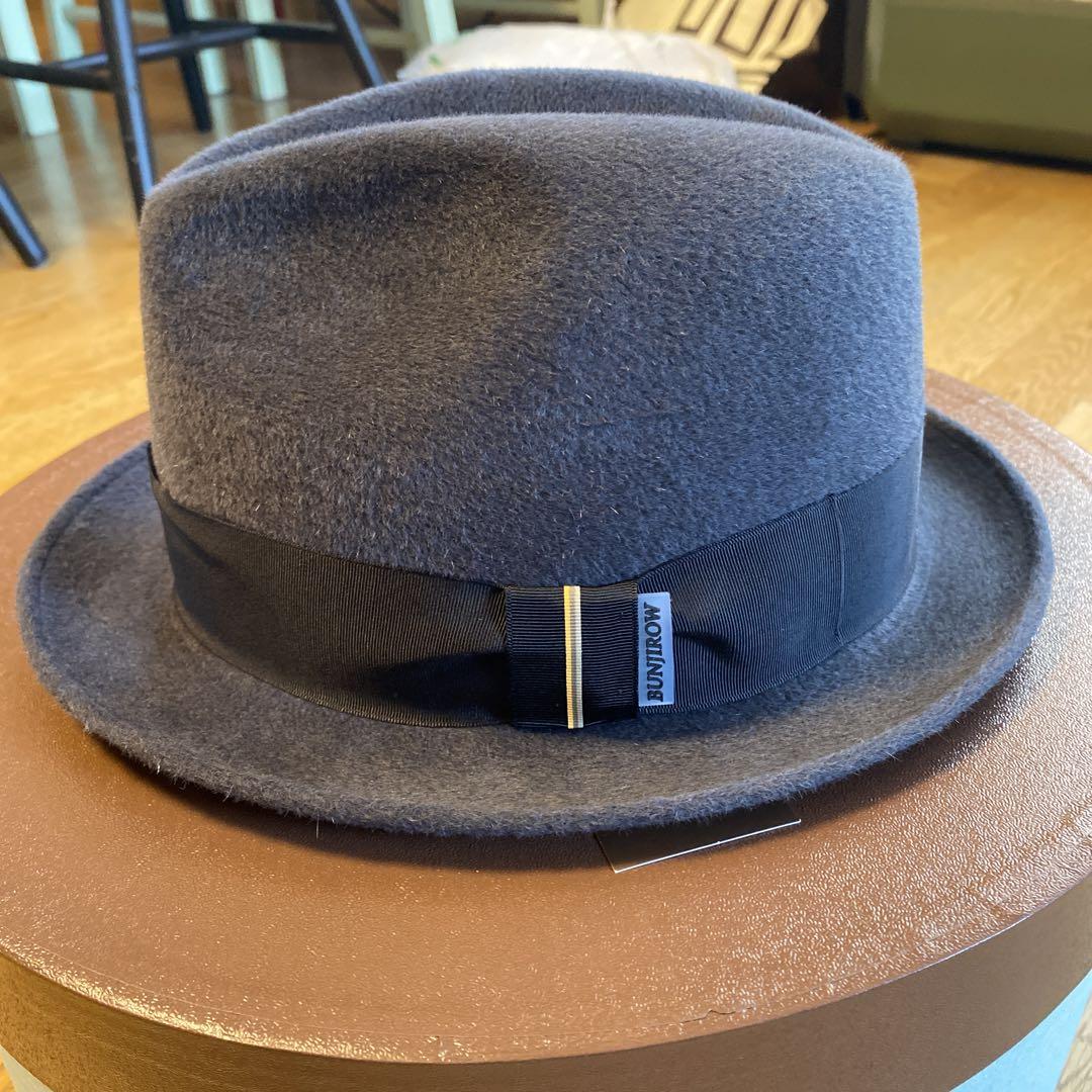 BUNJIROW 文二郎帽子店　ハット　グレー　未使用品