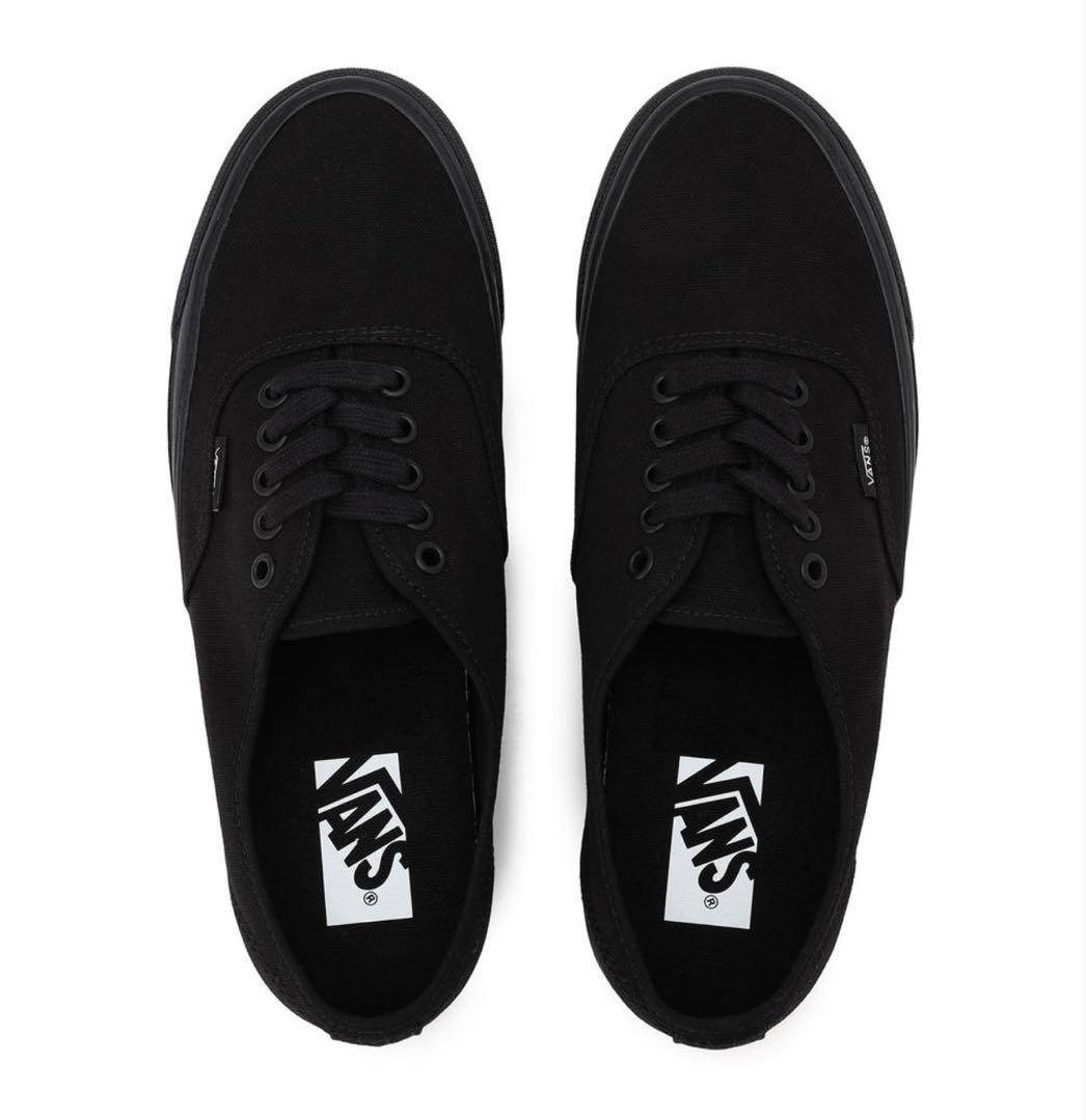 【500円引きクーポン】 TRIPLE PREMIUM VANS 限定 BLACK メルカリ - 27 オーセンティック 靴