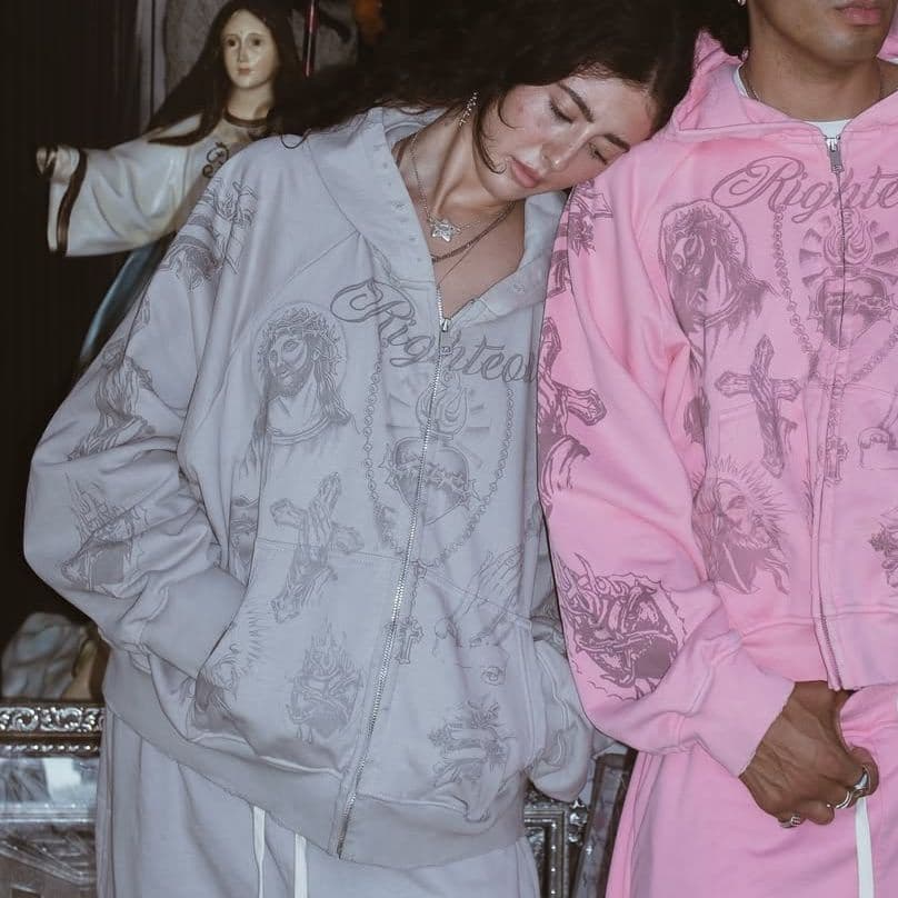 WE ARE RIGHTEOUS TattedBeliever ZipUp XL WE ARE RIGHTEOUS TattedBeliever ZipUp XL