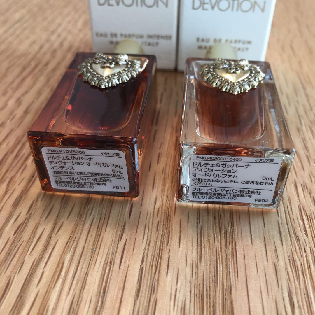 dolce&gabbana 香水 ディヴォーション インテンス 5ml セット