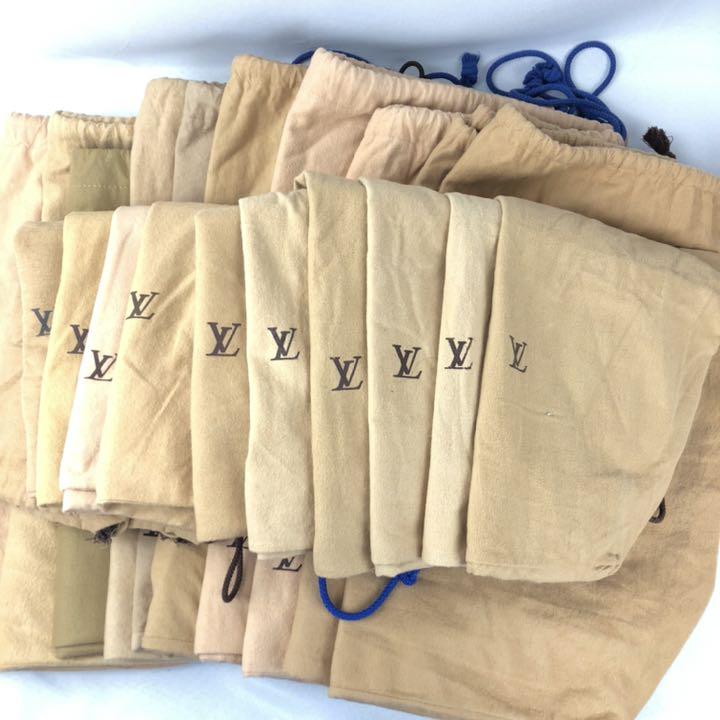ルイヴィトン 保存袋 巾着 全20点 LOUISVUITTON まとめて ルイヴィトン 保存袋 巾着 全20点 LOUISVUITTON まとめて