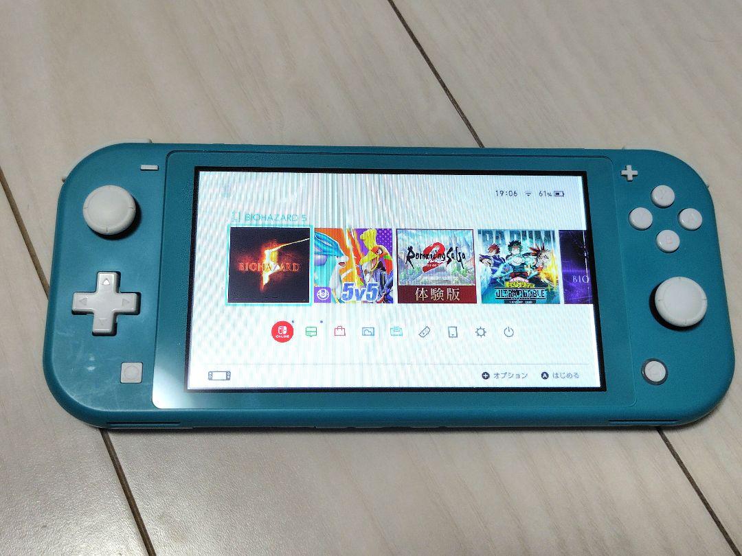 ジャンク　Nintendo Switchライト（画面液晶線あり） ジャンク Nintendo Switchライト（画面液晶線あり）