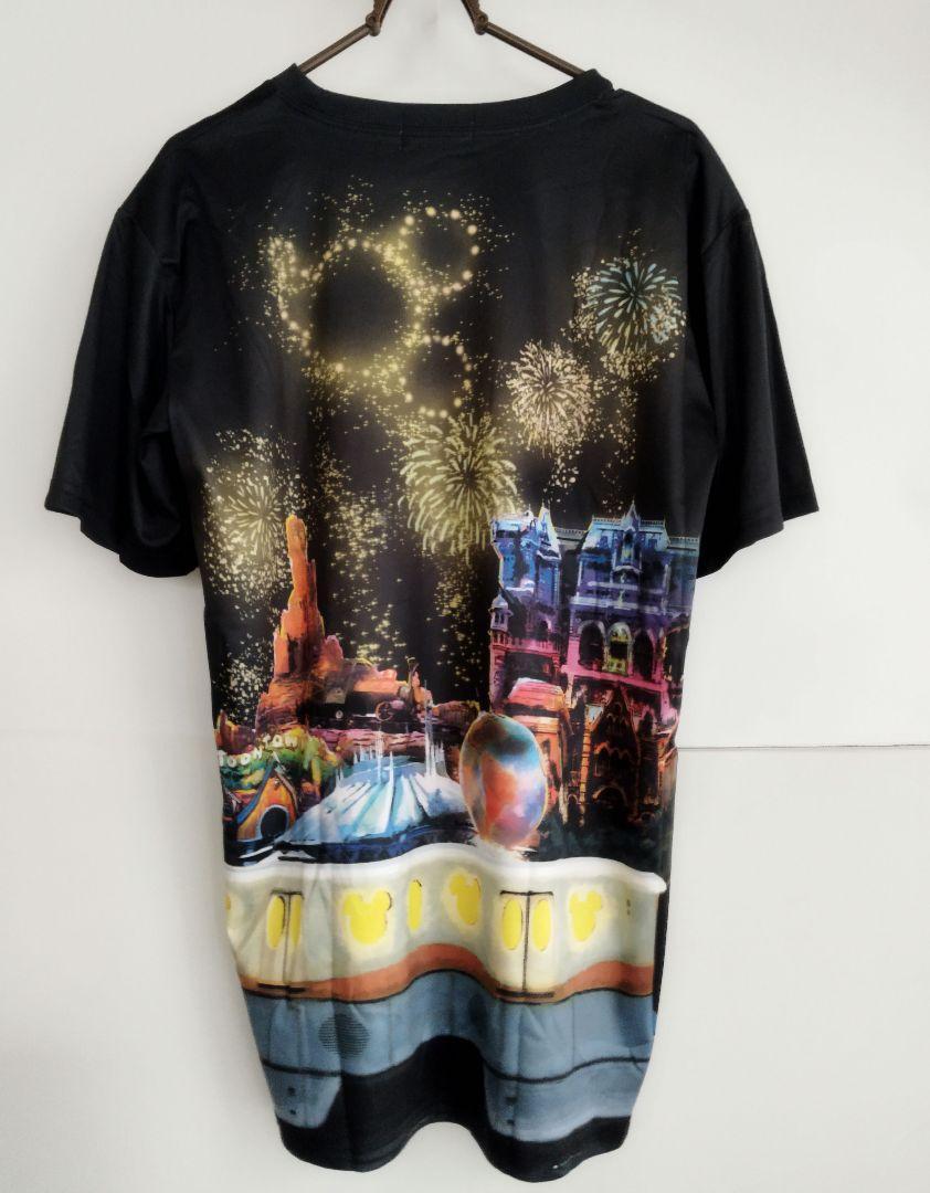 【未使用品】東京ディズニーリゾート TDR 夜景 Tシャツ 花火 シンデレラ城 の*ぶ様 東京ディズニーリゾート TDR 夜景 Tシャツ 花火