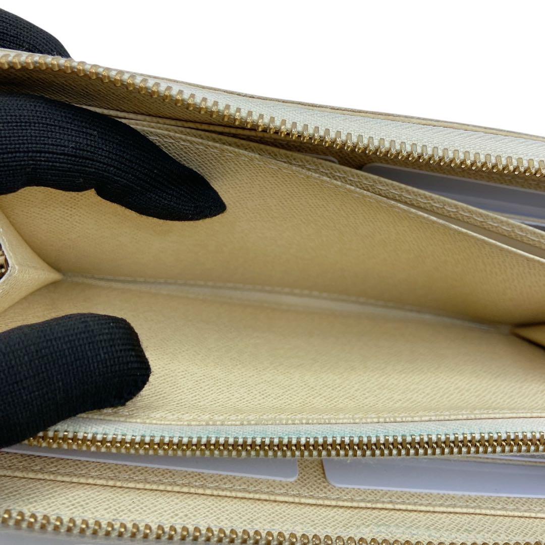 【美品】LOUIS VUITTON ダミエ長財布 ジッピーウォレット☆鑑定済み