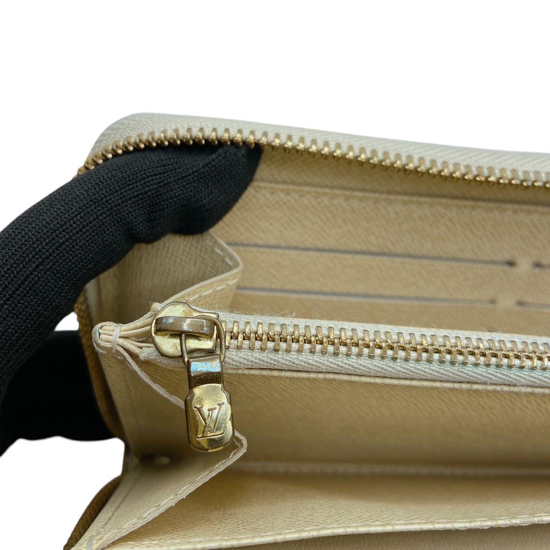 【美品】LOUIS VUITTON ダミエ長財布 ジッピーウォレット☆鑑定済み