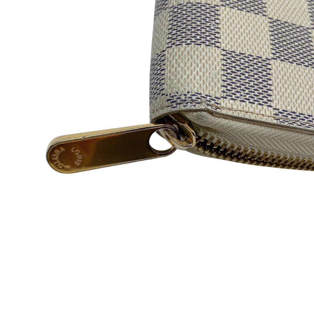 【美品】LOUIS VUITTON ダミエ長財布 ジッピーウォレット☆鑑定済み