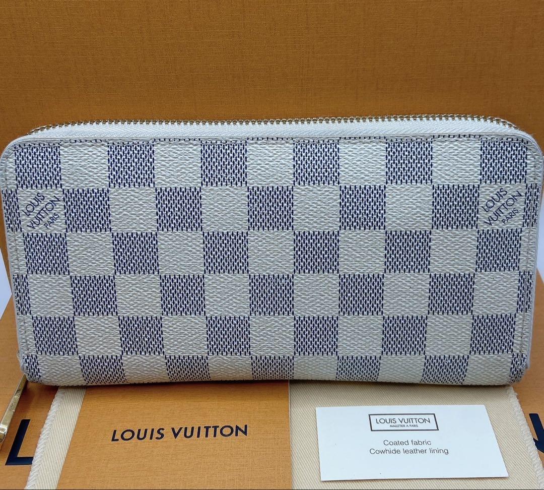 【美品】LOUIS VUITTON ダミエ長財布 ジッピーウォレット☆鑑定済み