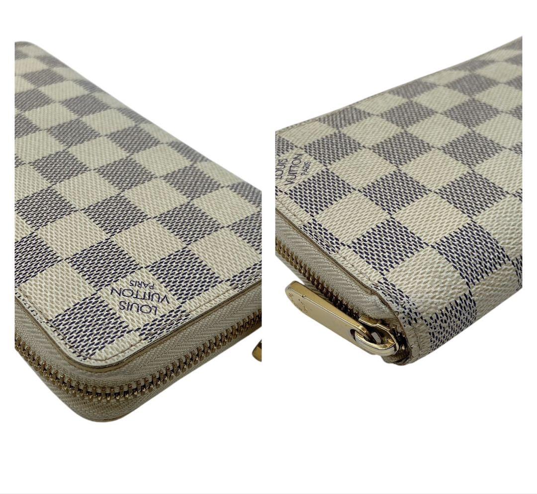 【美品】LOUIS VUITTON ダミエ長財布 ジッピーウォレット☆鑑定済み