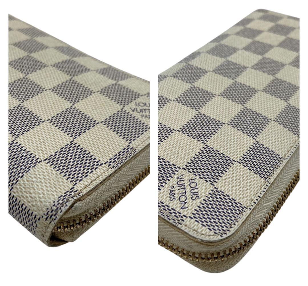 【美品】LOUIS VUITTON ダミエ長財布 ジッピーウォレット☆鑑定済み
