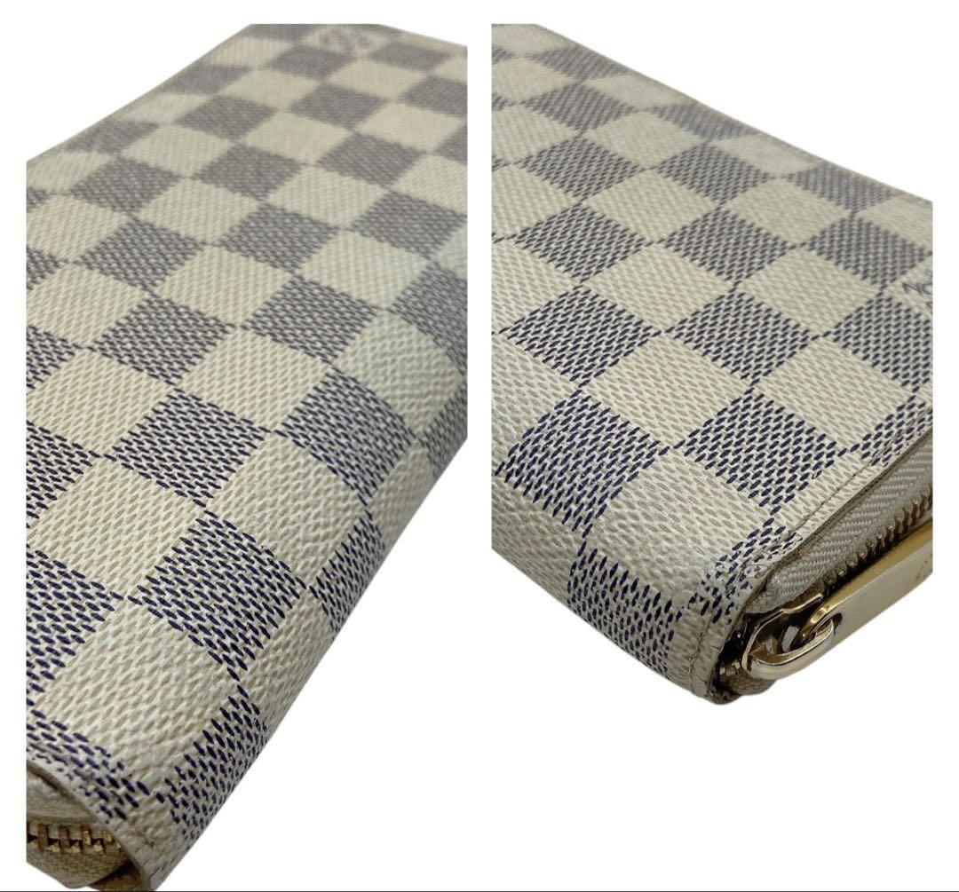 【美品】LOUIS VUITTON ダミエ長財布 ジッピーウォレット☆鑑定済み