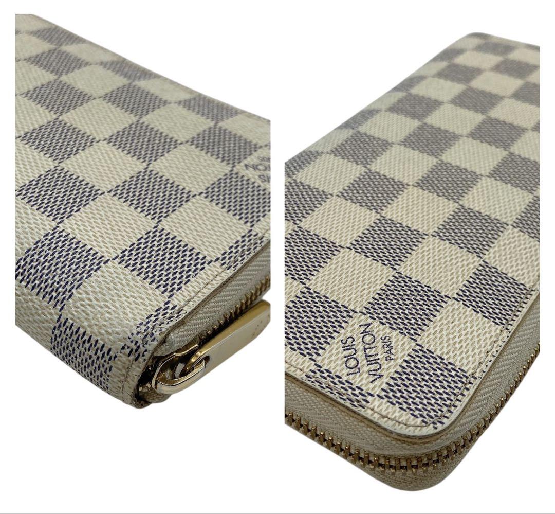 【美品】LOUIS VUITTON ダミエ長財布 ジッピーウォレット☆鑑定済み