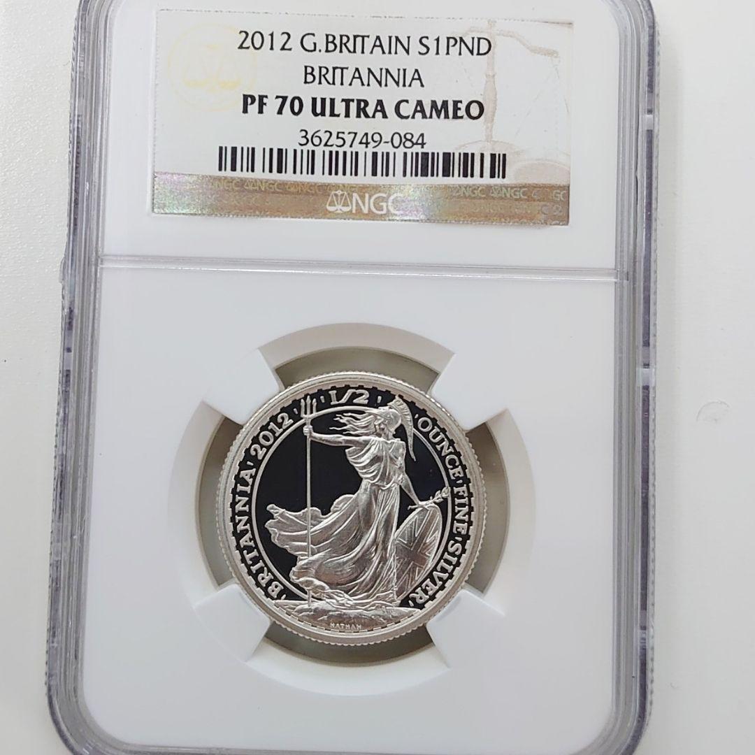 お気に入りの 4枚セット プルーフ銀貨 ブリタニア イギリス 2012 - 旧