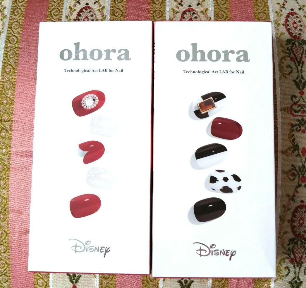 新品未使用ohora Disney Semicured Gel Nail Set