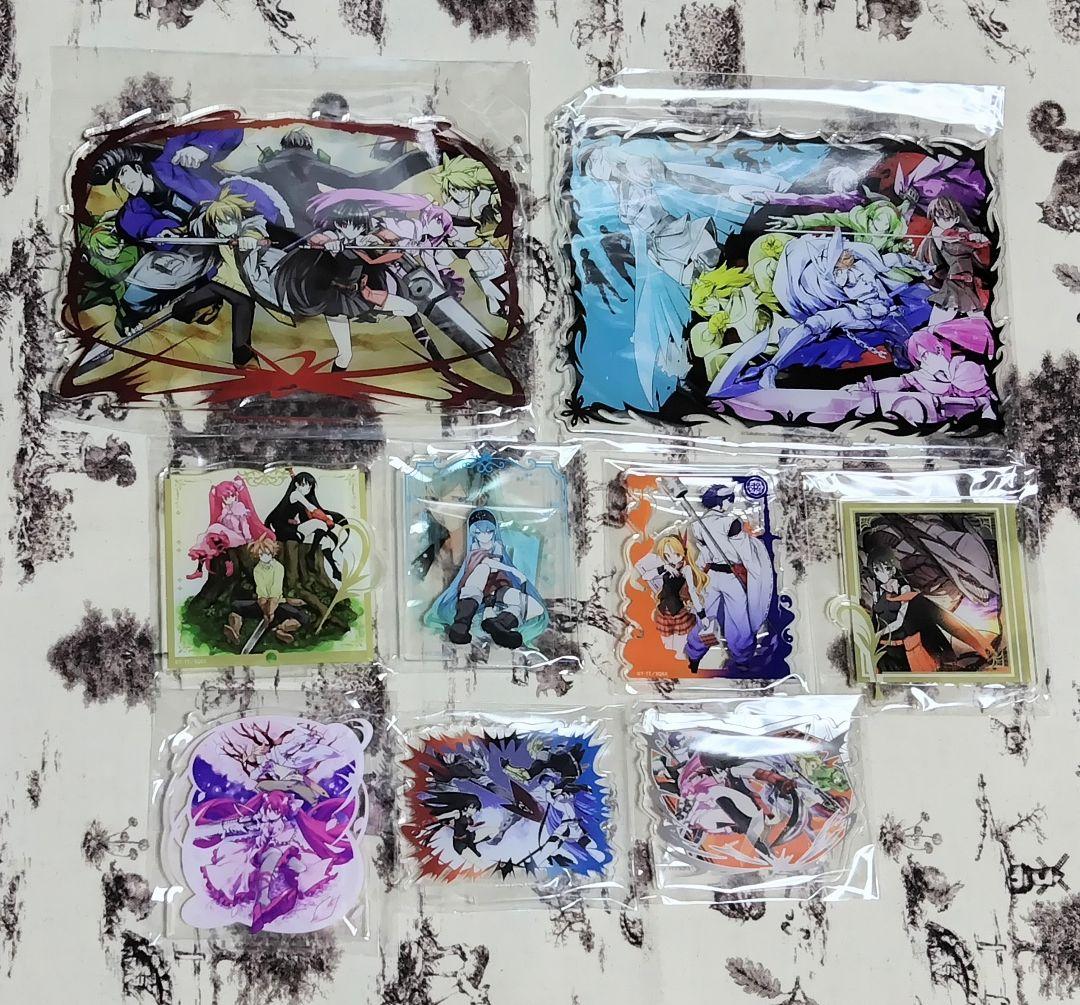 【9点セット】 推しちゃれ アカメが斬る B Cアクリルスタンド エスデス 等