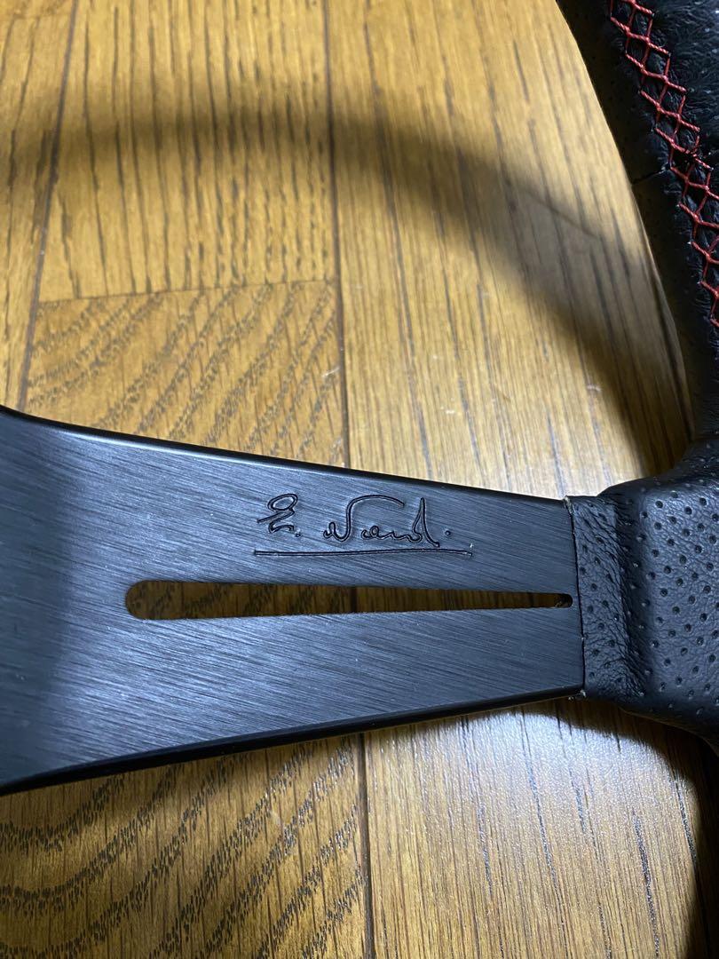 専用ナルディ  タイプラリー 35パイ 正規品 ディープコーンレザーステアリング