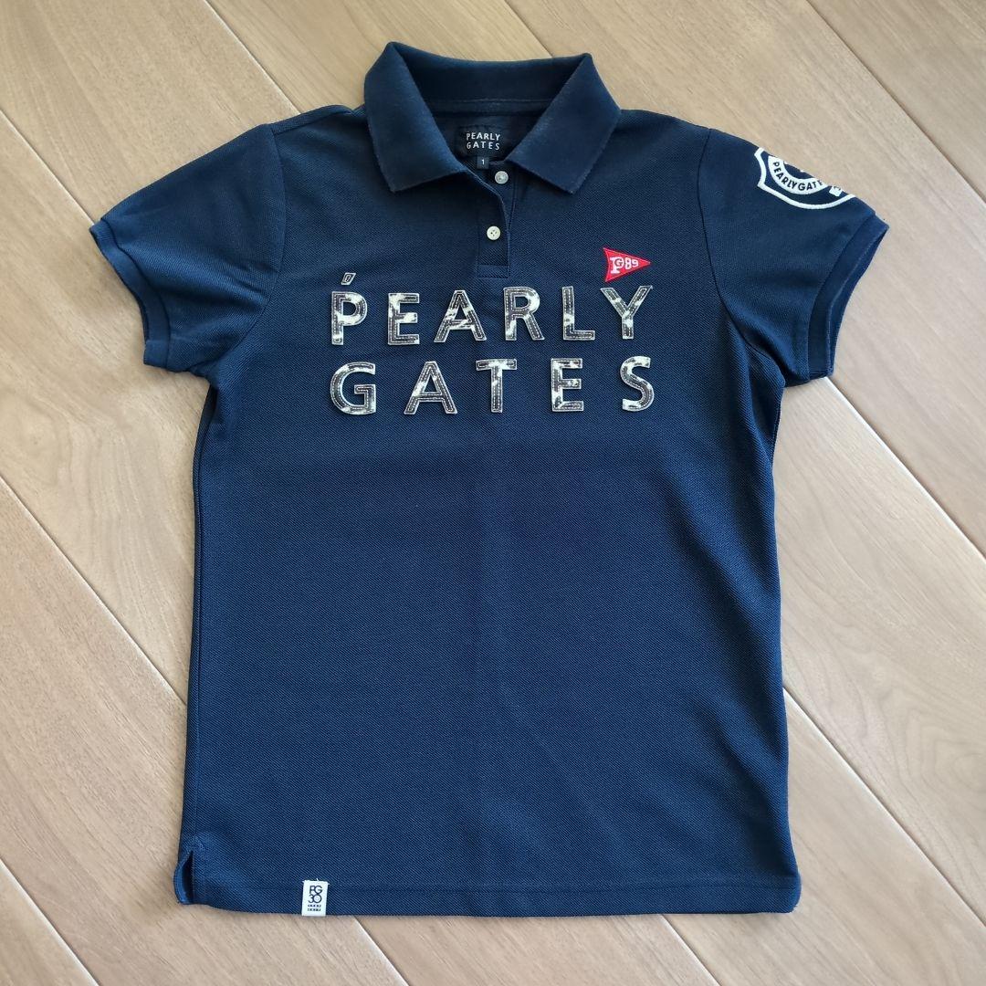 PEARLY GATES PPGロゴネイビー ポロシャツサイズ4 ☆三連休限定セール☆ PEARLY GATES ネイビー ポロシャツ サイズ