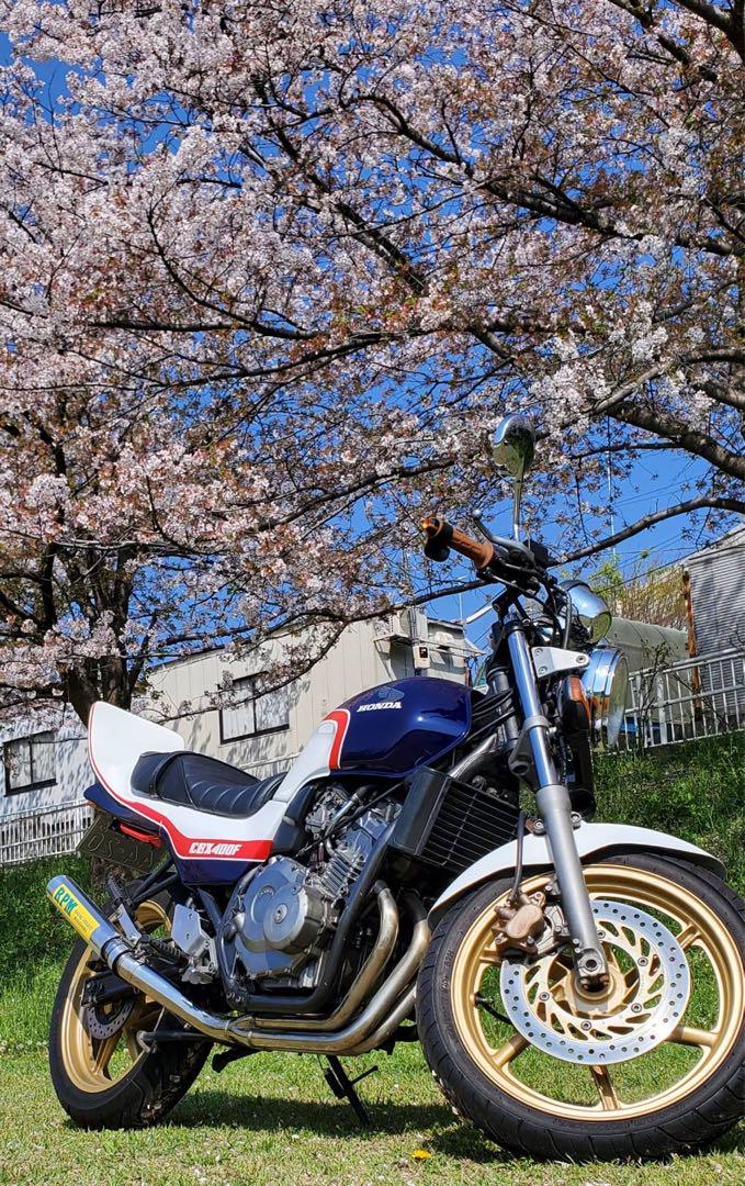 ホンダ ジェイド(JADE)MC23 CBX400F仕様 紺/白 機関良好自走可