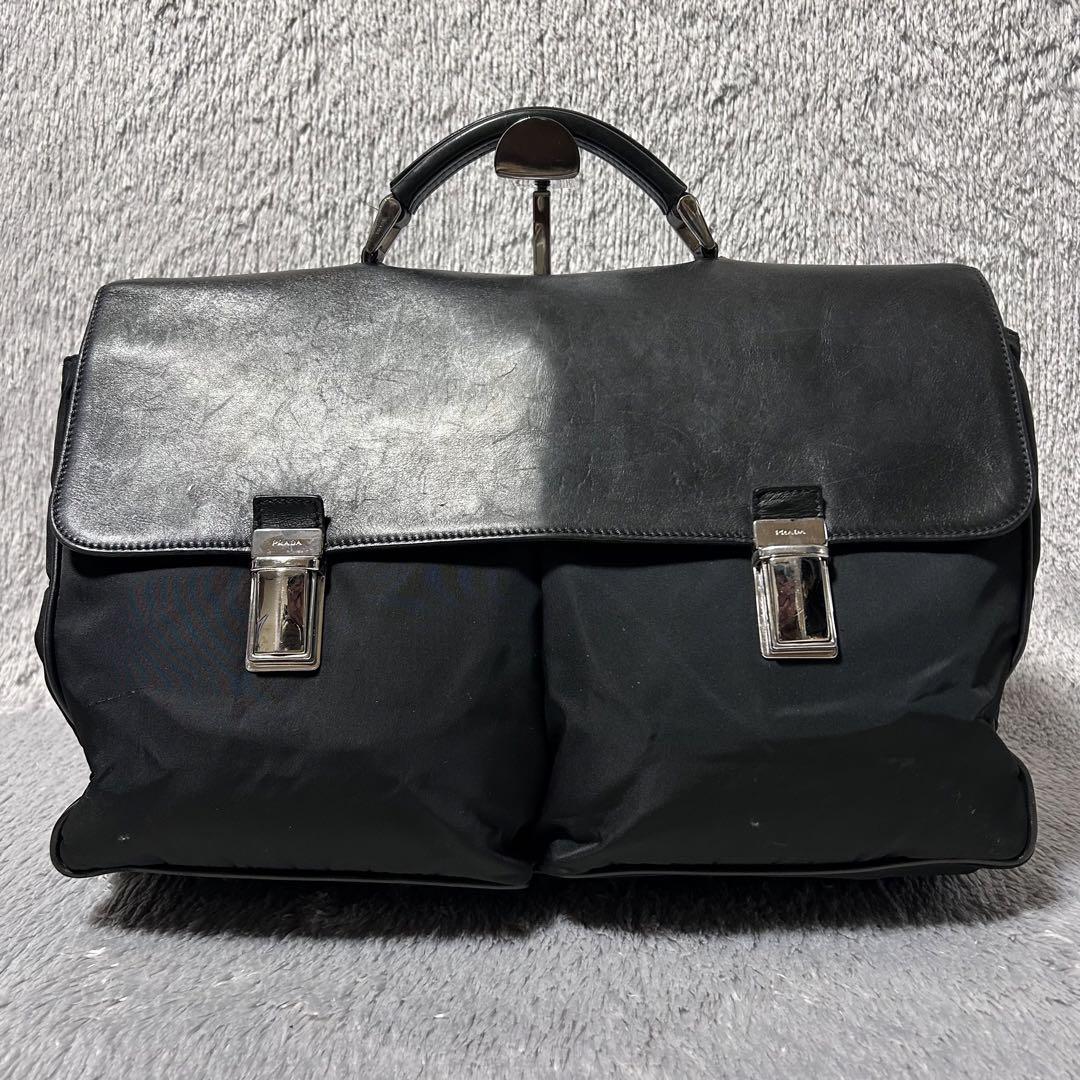 楽天市場】【P5倍】プラダ／PRADA 型押しレザー・2WAYメンズ