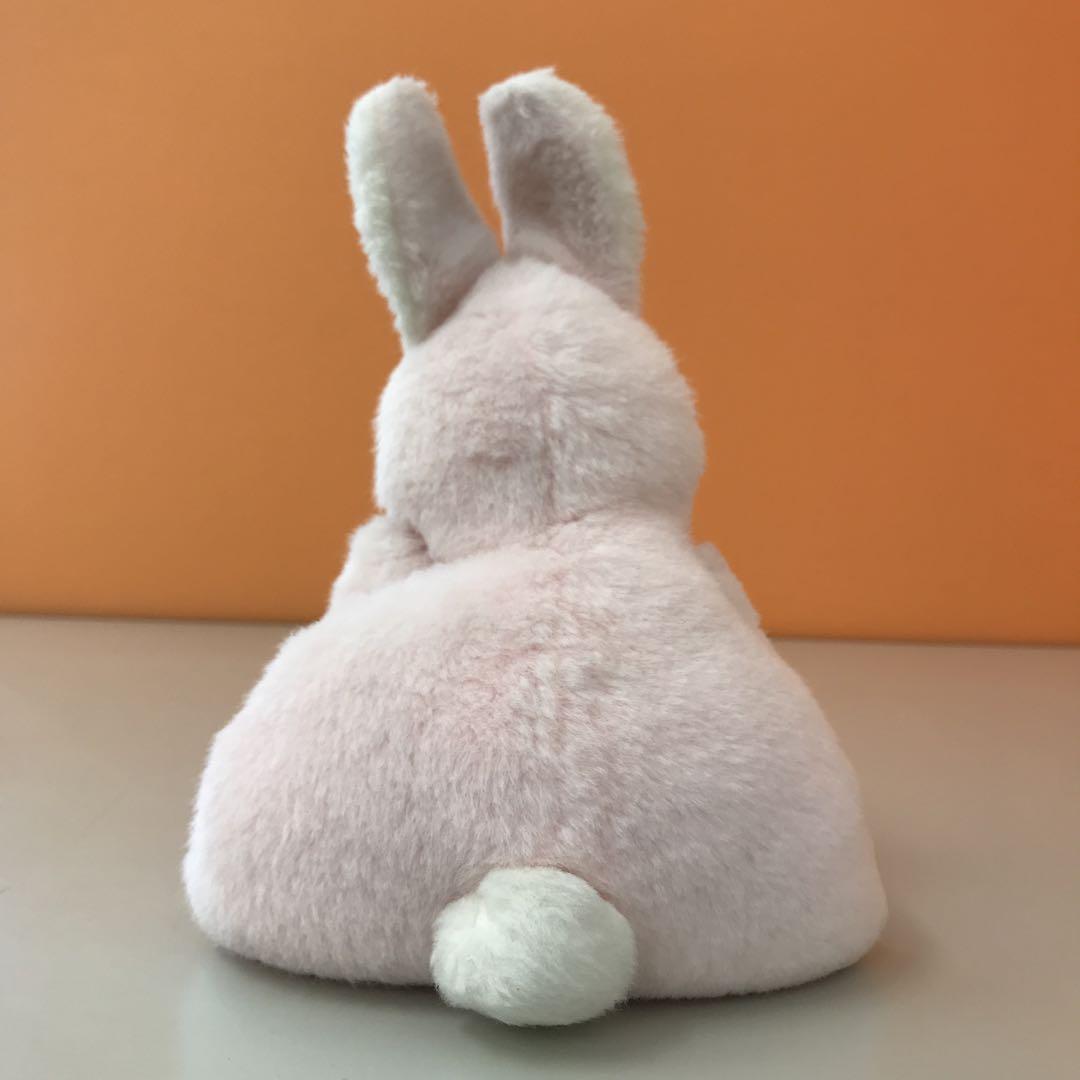 昭和レトロ ヴィンテージ セキグチ うさぎ ぬいぐるみ 中古品 昭和 レトロ セキグチ にんじんうさぎ ぬいぐるみ ピンク 約20