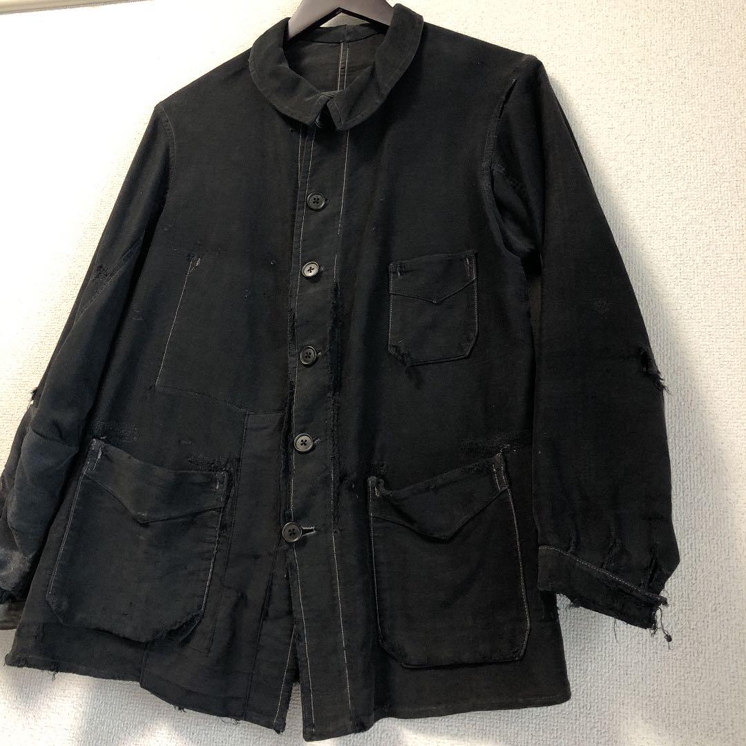 低価格 Special 6ボタン Moleskin Black French 1930s - カバーオール