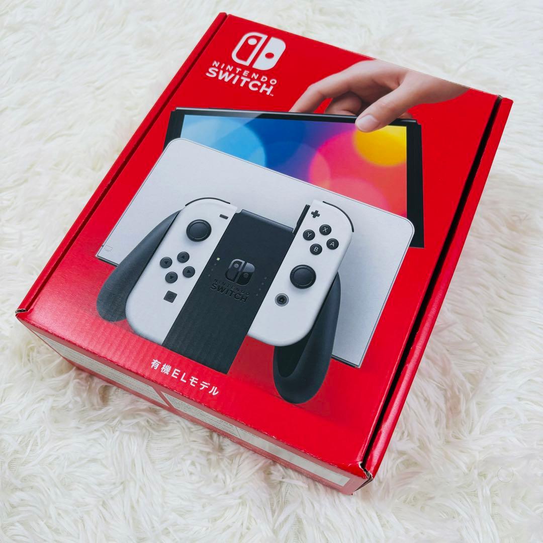 極美品　Nintendo Switch 有機ELモデル 本体　ホワイト