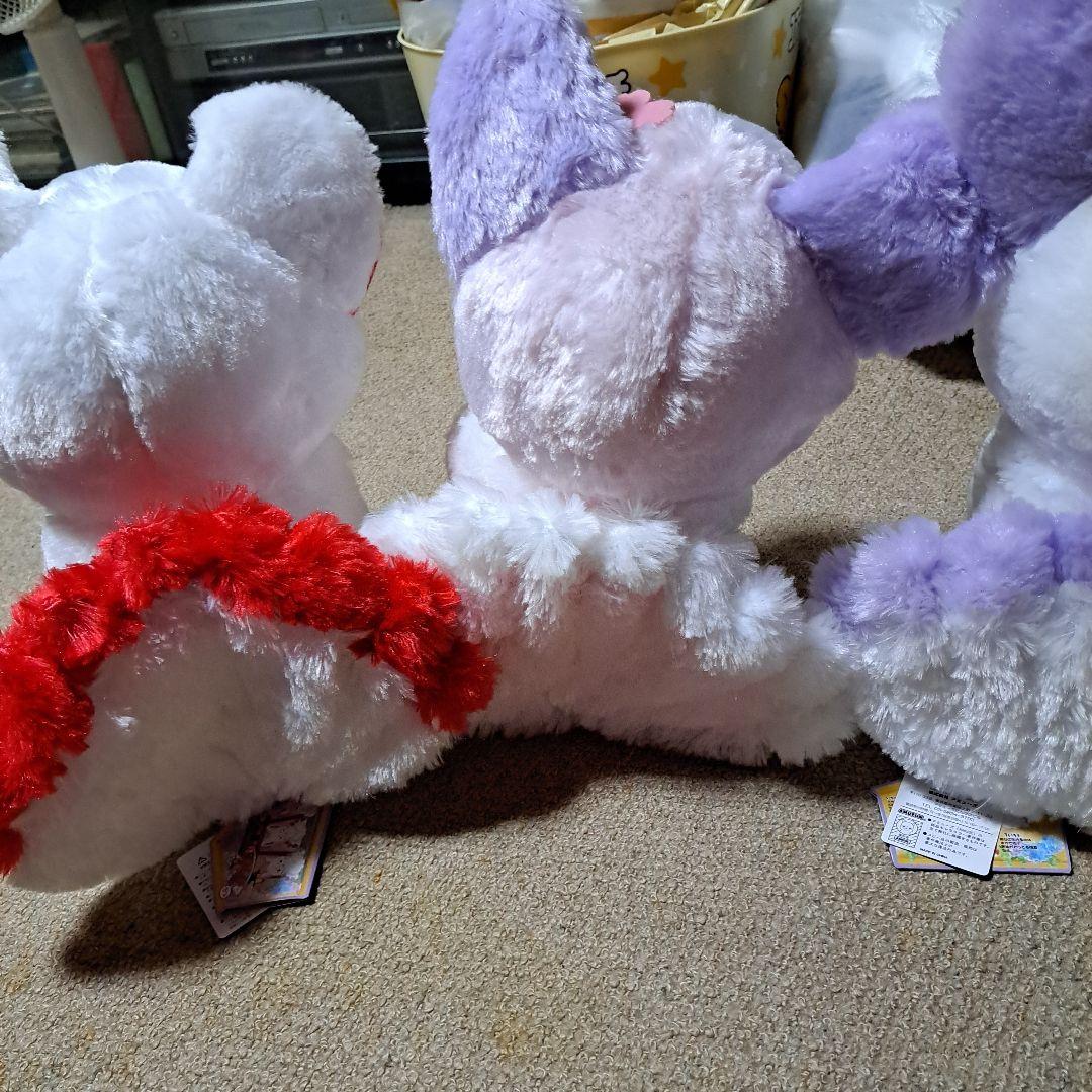 九尾ちょコンとキツネ BIG ぬいぐるみ いちごだいふく くずきり
