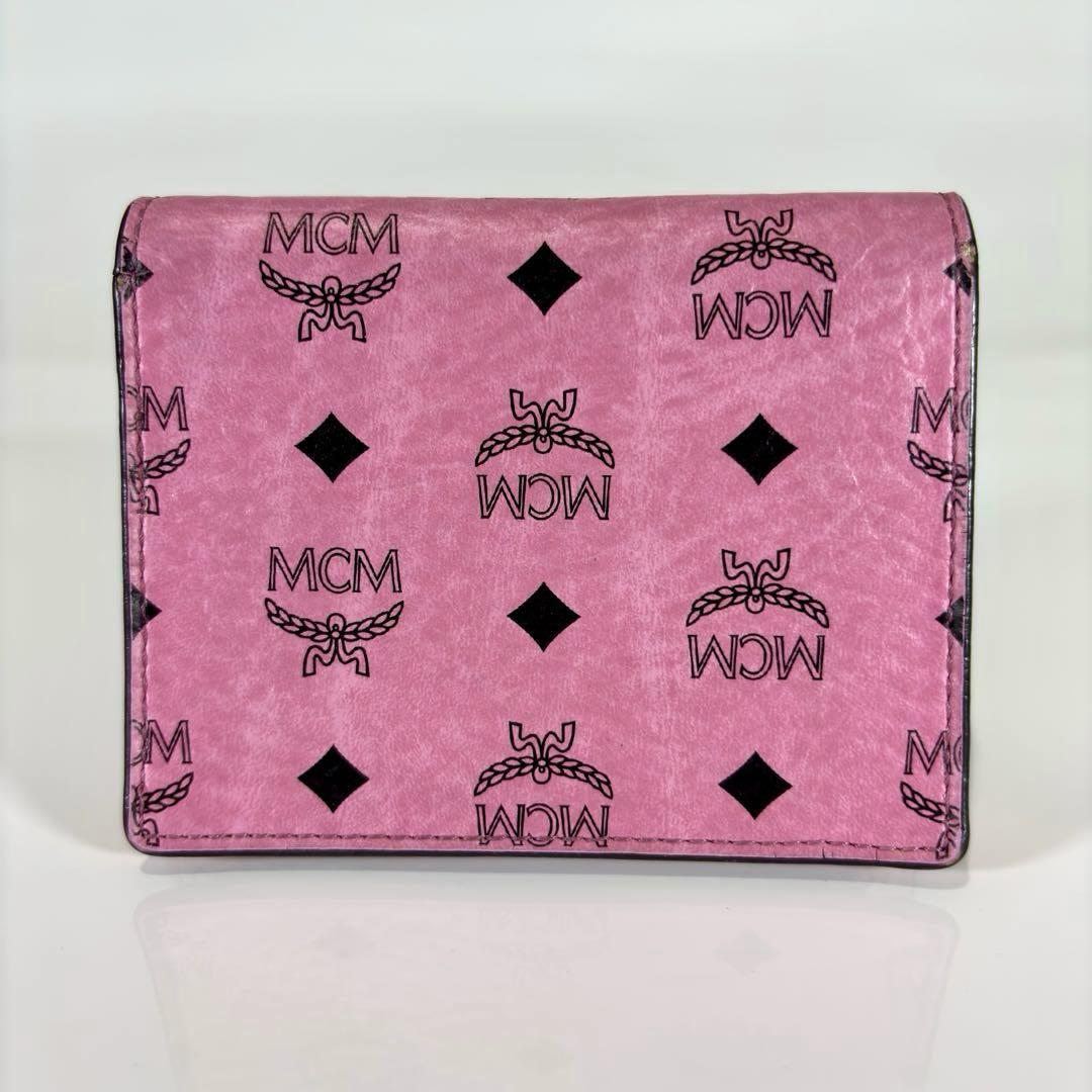 MCM ピンク 二つ折り財布