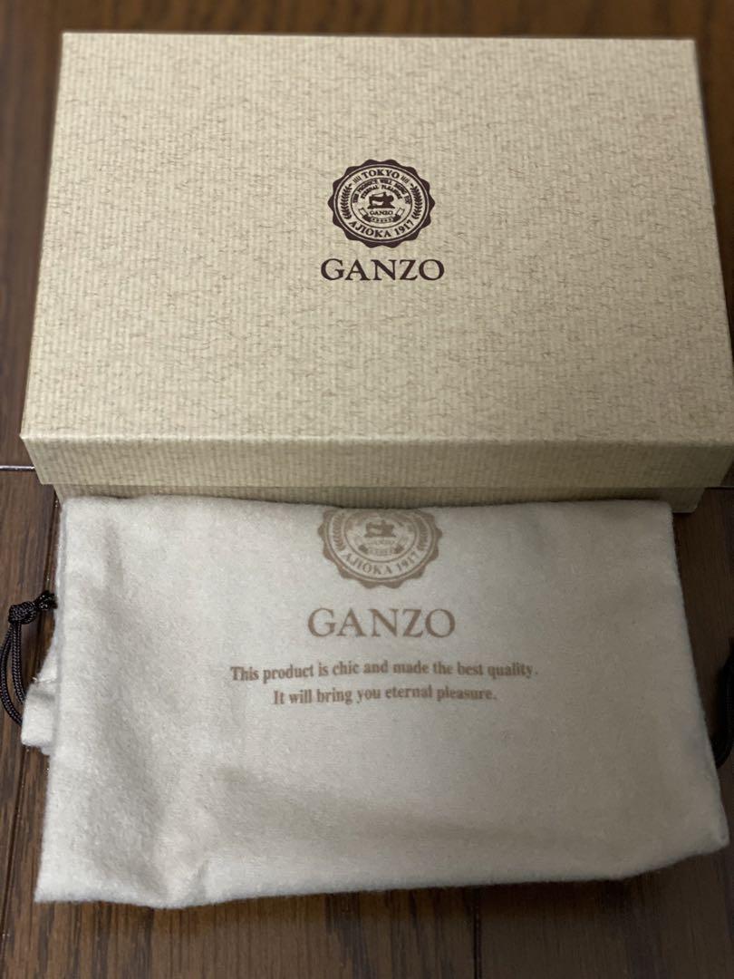 GANZO ガンゾ　シェルコードバン　純札入　二つ折り財布