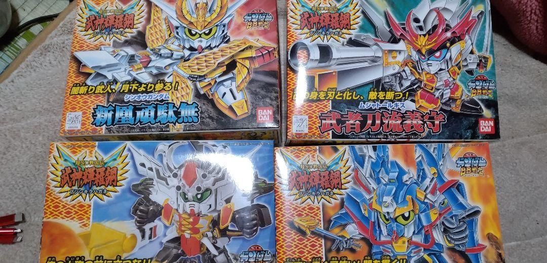 【武神輝羅鋼】　BB戦士ガンダム　5機体セット BB戦士 武神輝羅鋼 その1