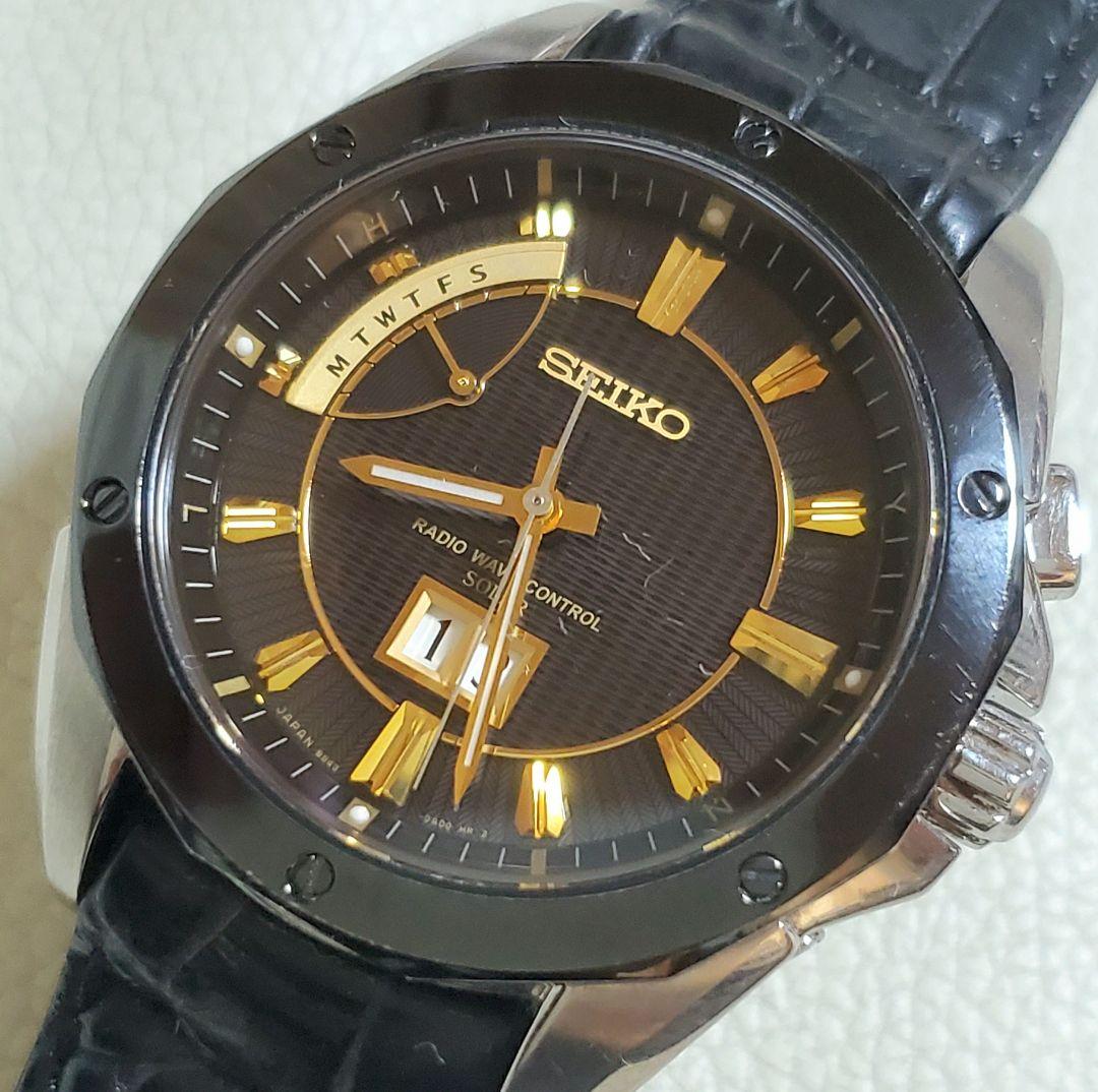 安い売れ済 SEIKO セイコー ブライツ ビッグデイト 8B43-0AC0 メンズ