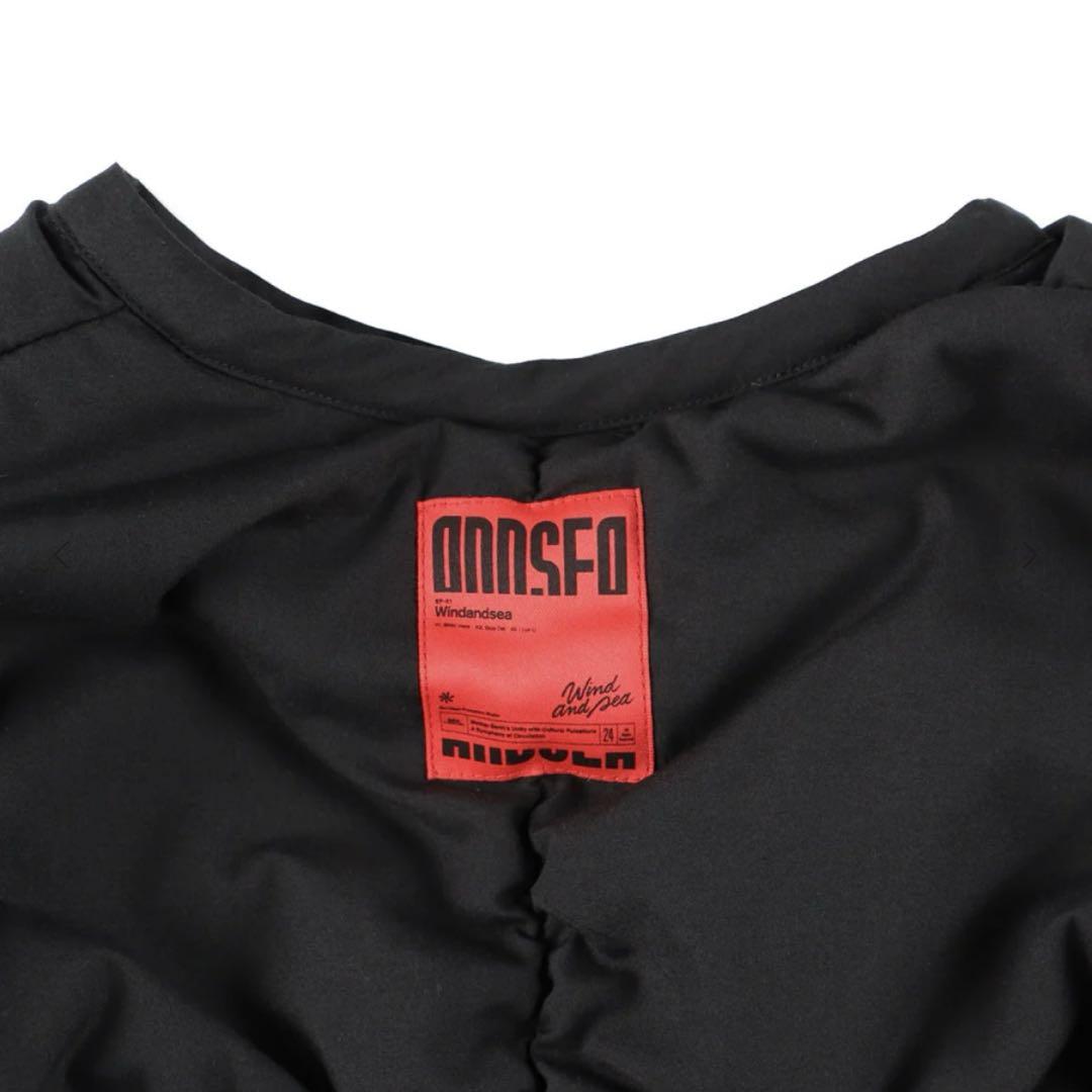 WINDANDSEA PUFFER VEST 【ブラック】 Lサイズ