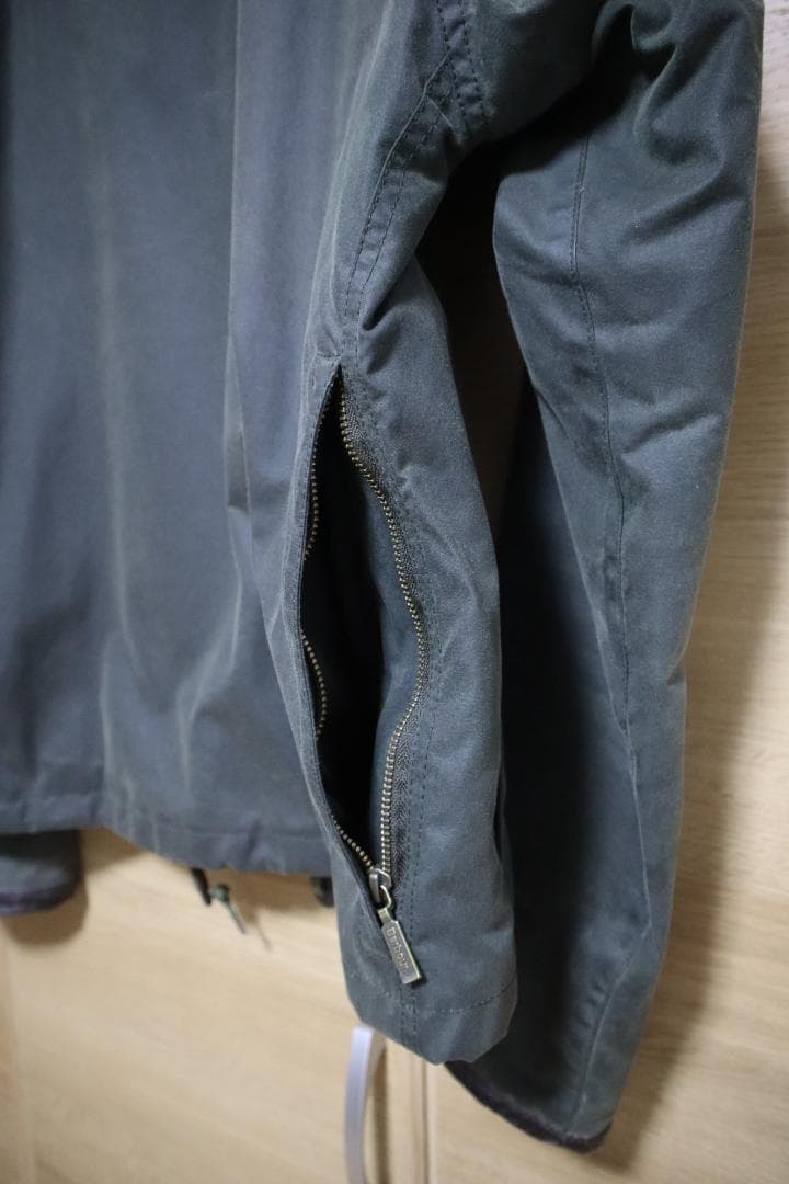 バブアー スペイ SPEY セージ緑 38 フードタグ付き！オイルド 美品！