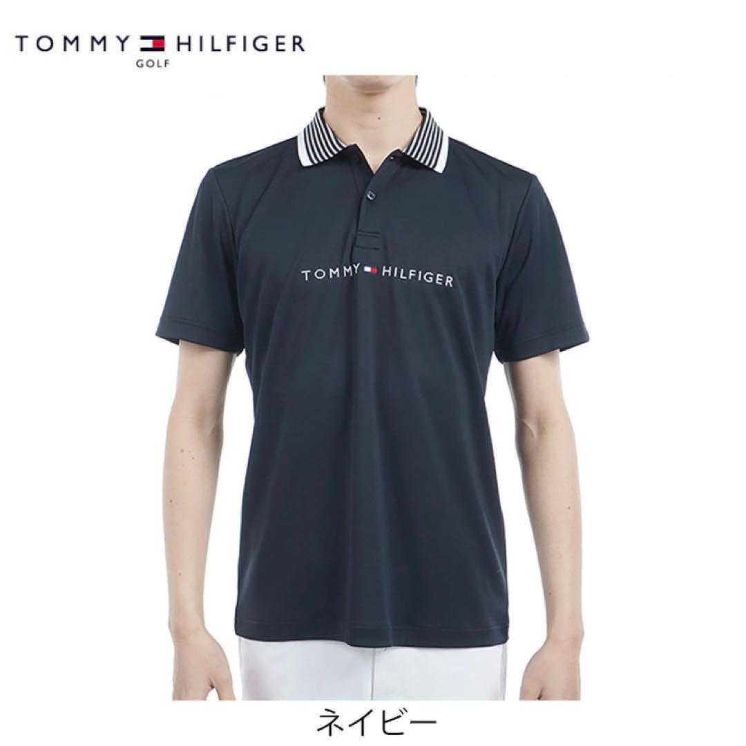 新品】新作 TOMMY HILFIGER ネイビー ポロシャツ Lサイズ - メルカリ