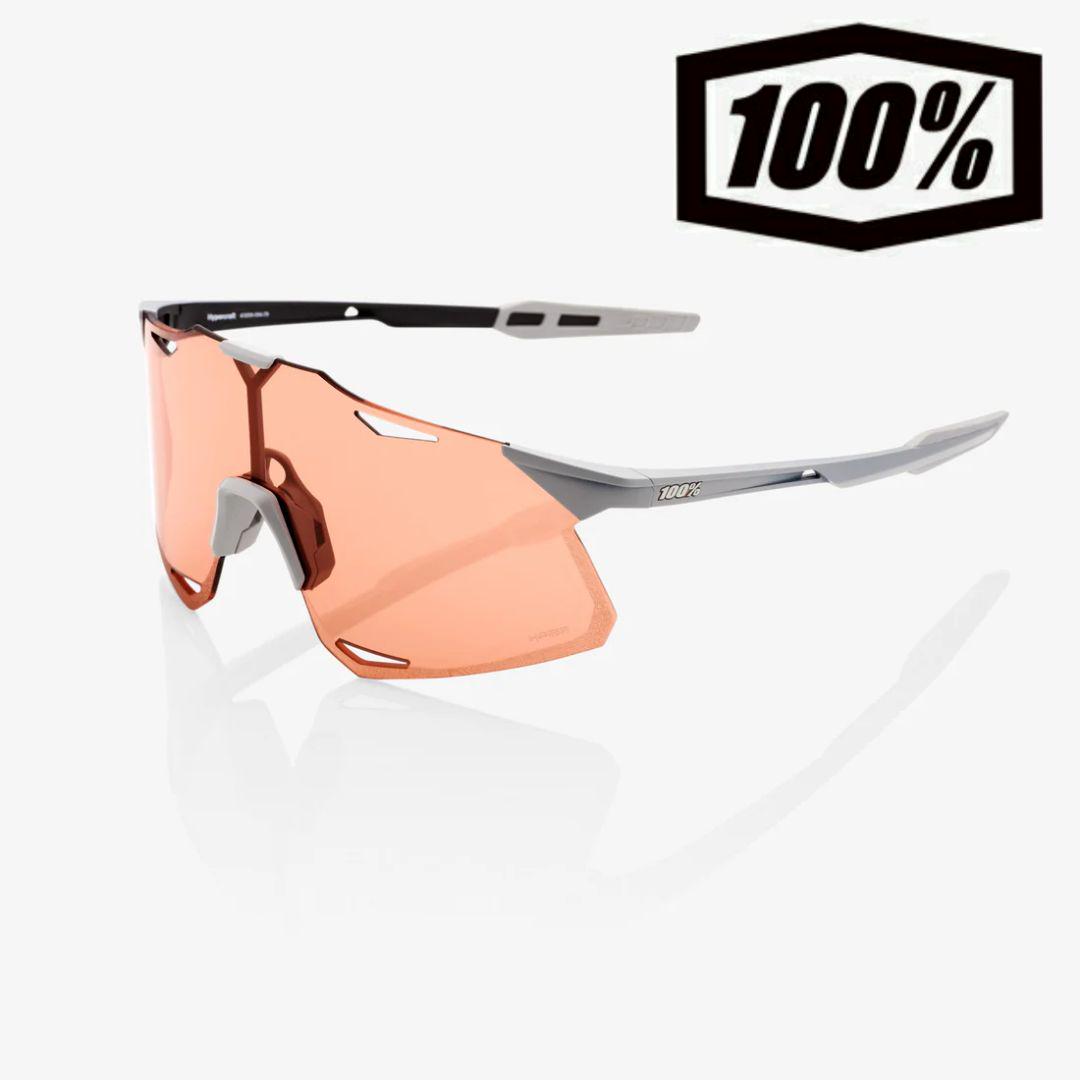 100% Hypercraft グレー コーラル ワンハンドレッド サングラス