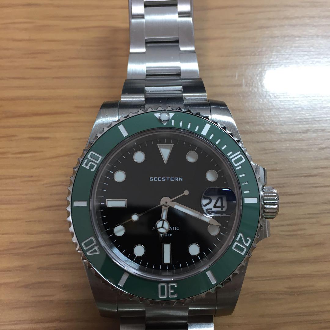 SEESTARN WATCH NH35A ムーブメント サブマリーナ オマージュ