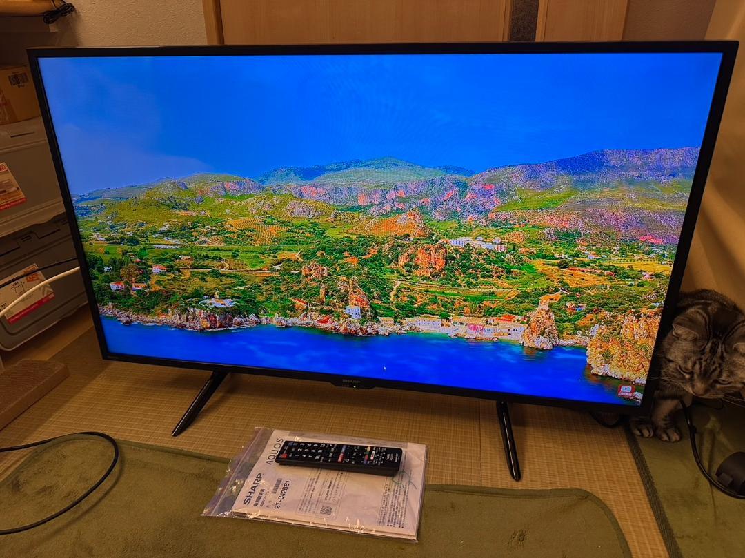 24年製未使用近！SHARP シャープ　42型　テレビ 2T-C42BE1