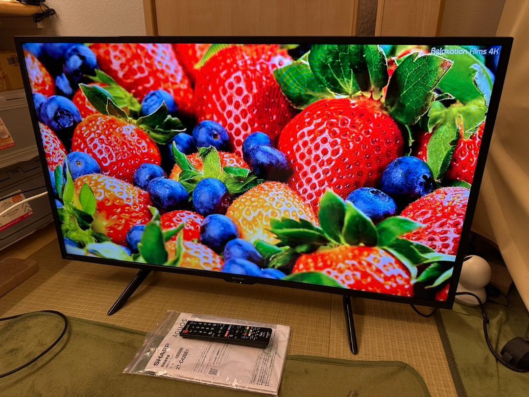 24年製未使用近！SHARP シャープ　42型　テレビ 2T-C42BE1