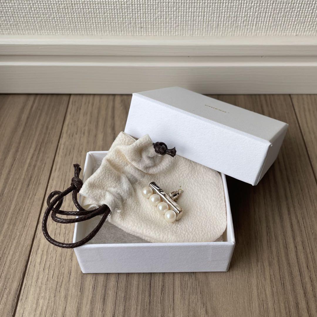 chieko+ rhythm pearl pierce ring 2点セット