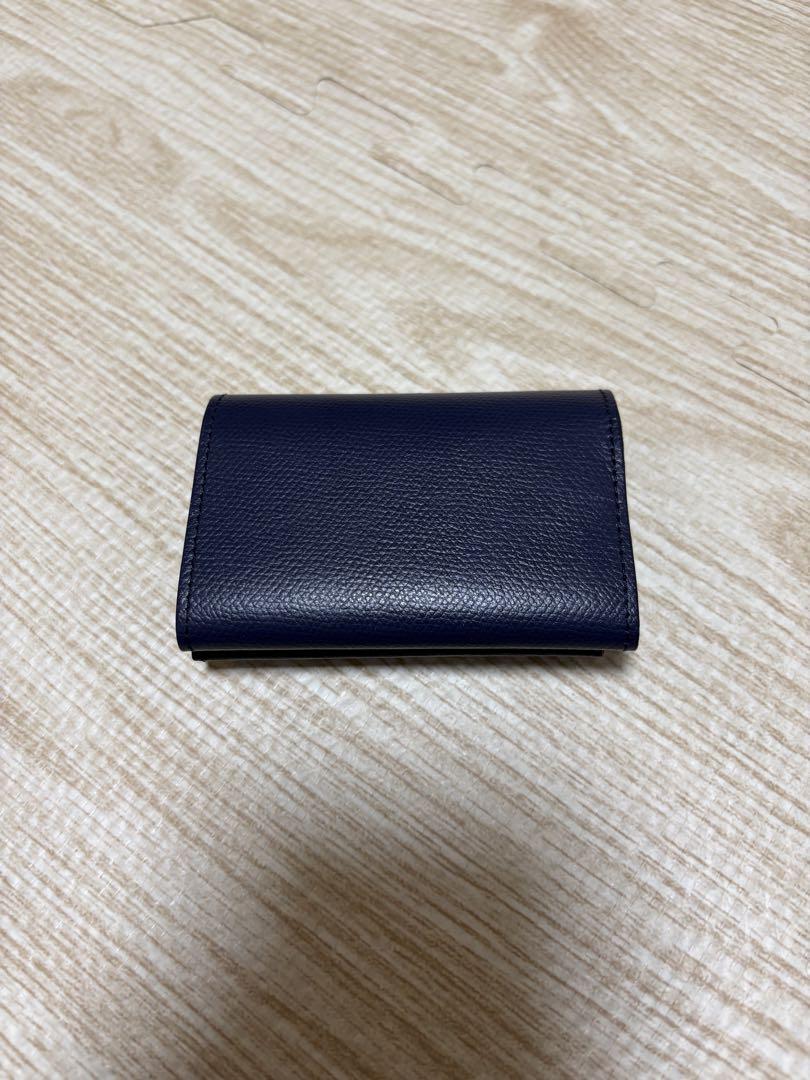 【りょう】abrAsus アブラサス　ネイビー　小さい財布