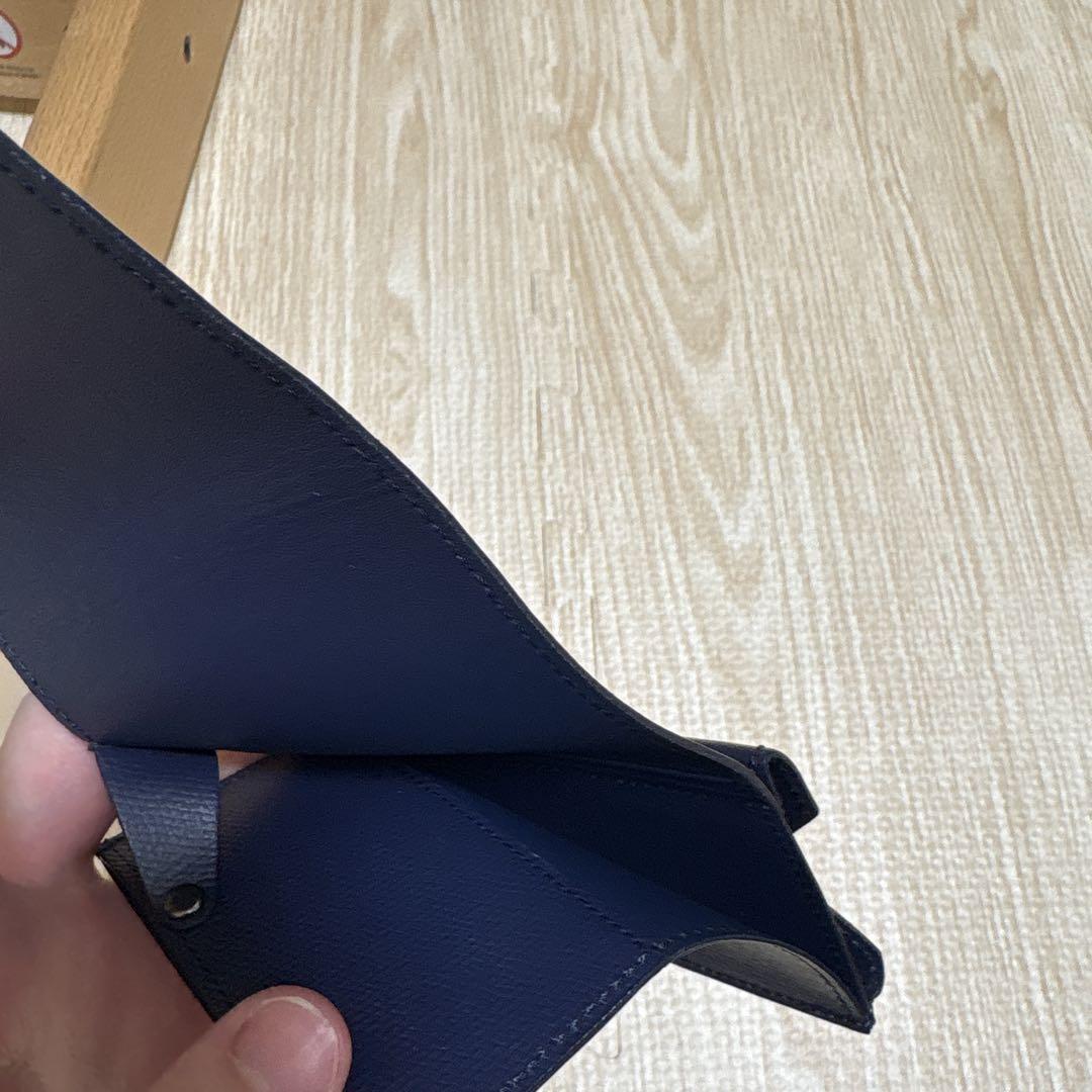 【りょう】abrAsus アブラサス　ネイビー　小さい財布
