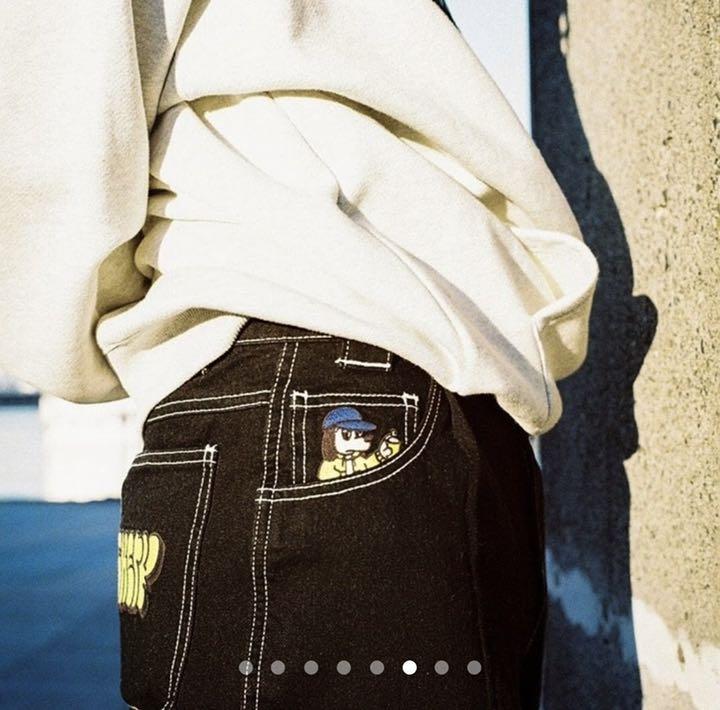 とのコラボ 9090s×centimeter denim black uJPfR-m71905324312 いているル