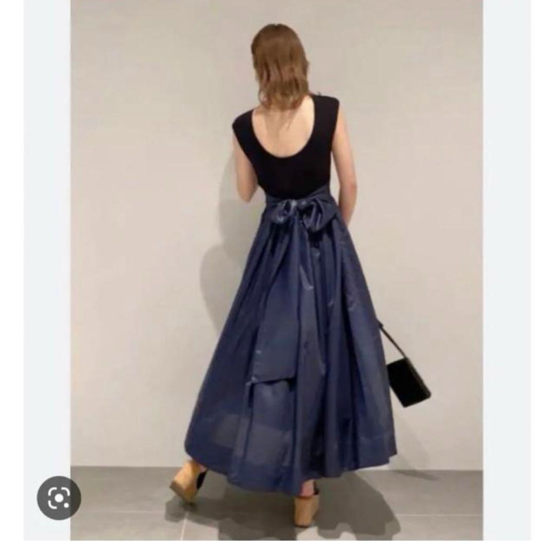 SNIDEL Sustainableニットドッキングワンピース