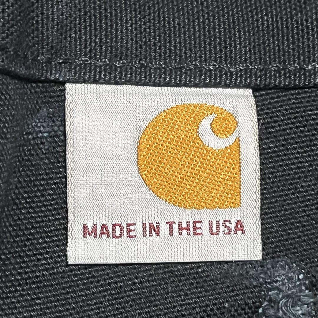 32×30 Carhartt ダブルニー ペインターパンツ USA製 ブラック