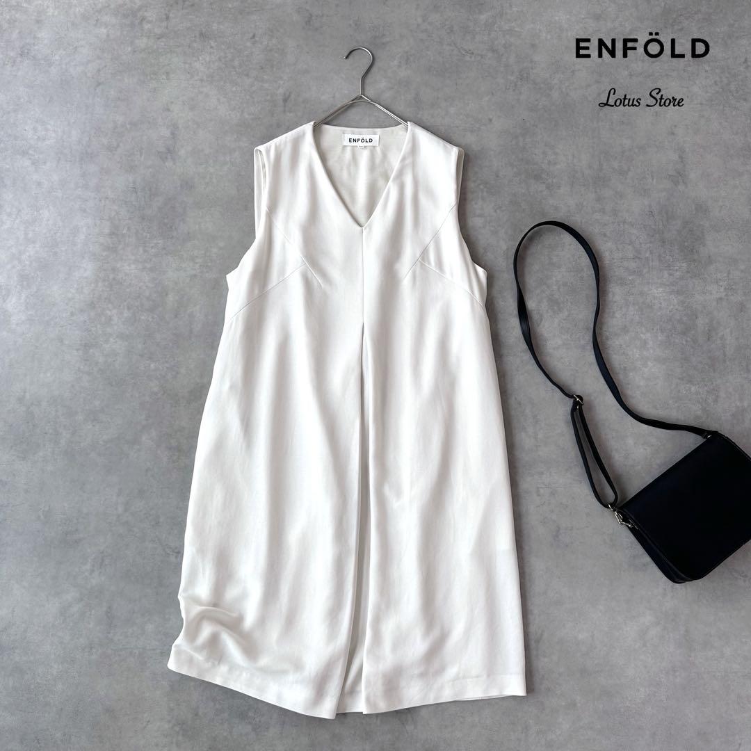 ENFOLD(エンフォルド)VネックBoxワンピース