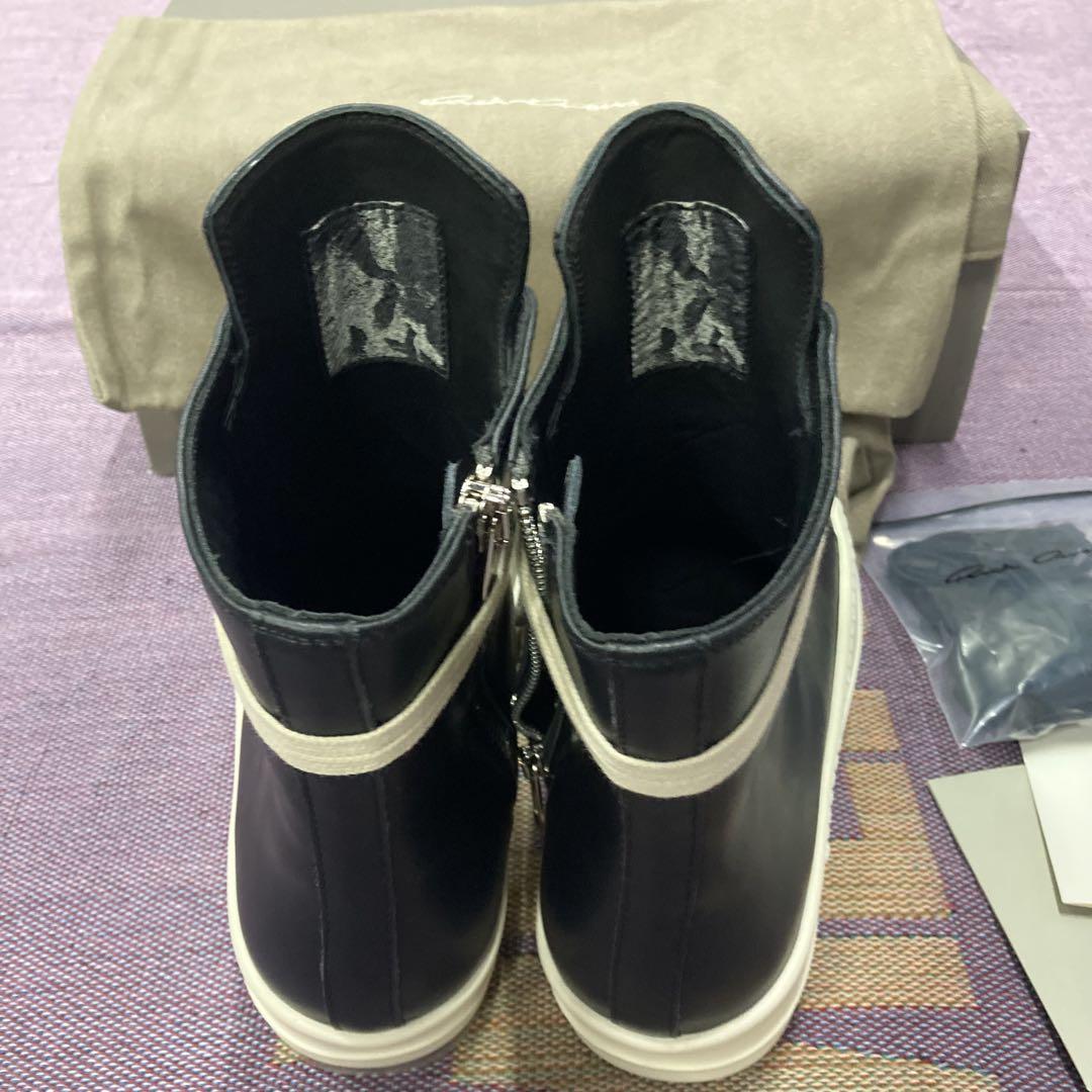 RICK OWENS レザーハイカットスニーカー EU41