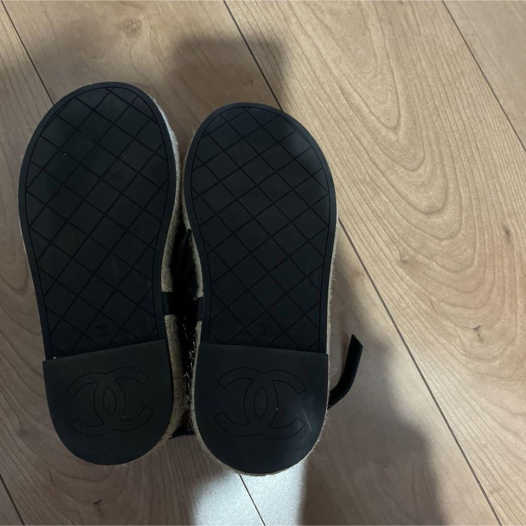 正規店 直営店 購入 CHANEL シャネル フラットサンダル 35 正規店 直営店 購入 CHANEL シャネル フラットサンダル 35