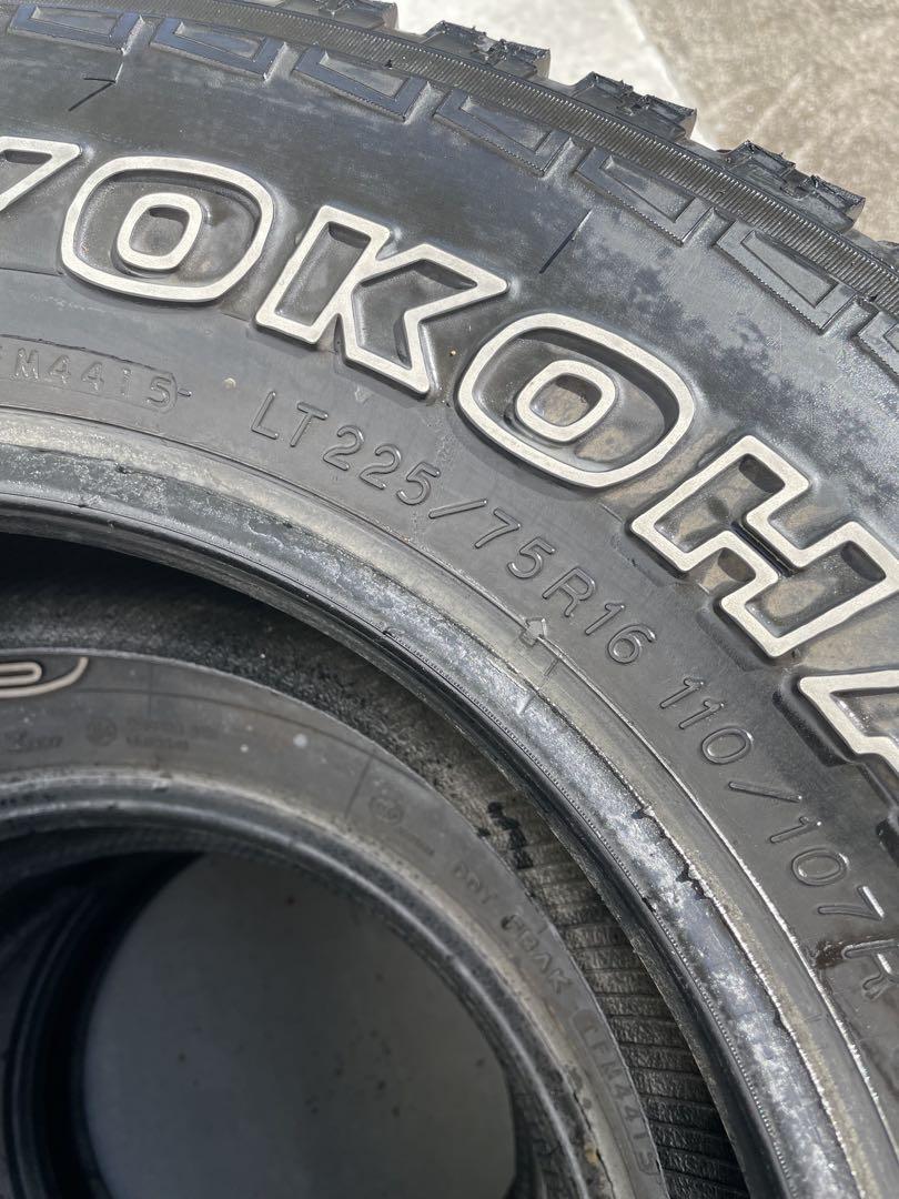アサリ　ヨコハマ　ジオランダーAT 225/75R16 ジムニー4本セット